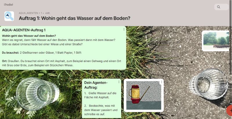 AQUA-AGENTEN Padlet Auftrag 1