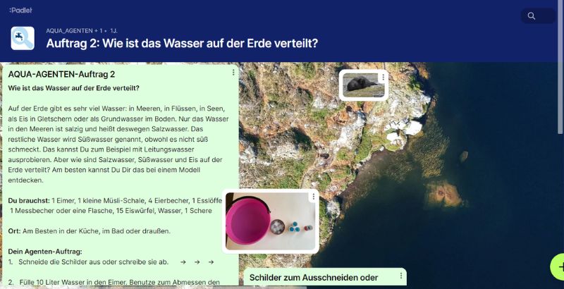 AQUA-AGENTEN Padlet Auftrag 2