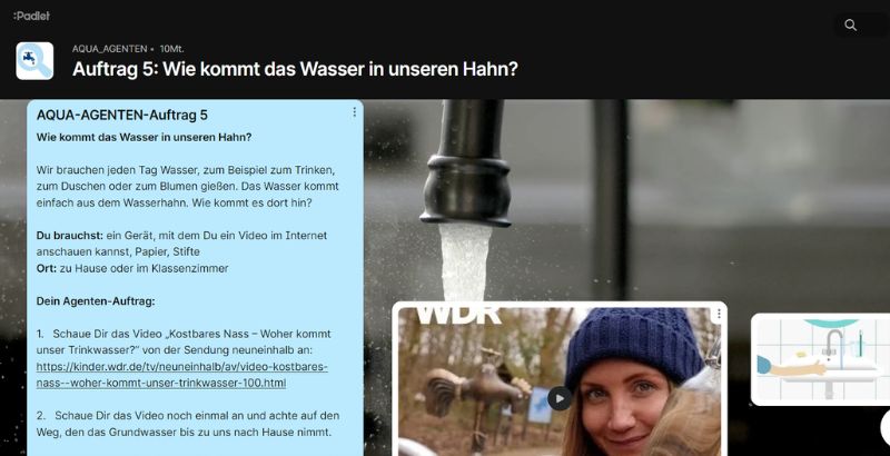 AQUA-AGENTEN Padlet Auftrag 5