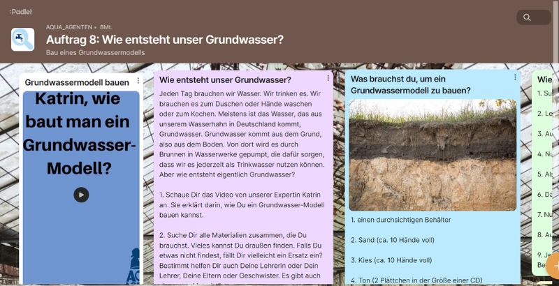 AQUA-AGENTEN Padlet Auftrag 8